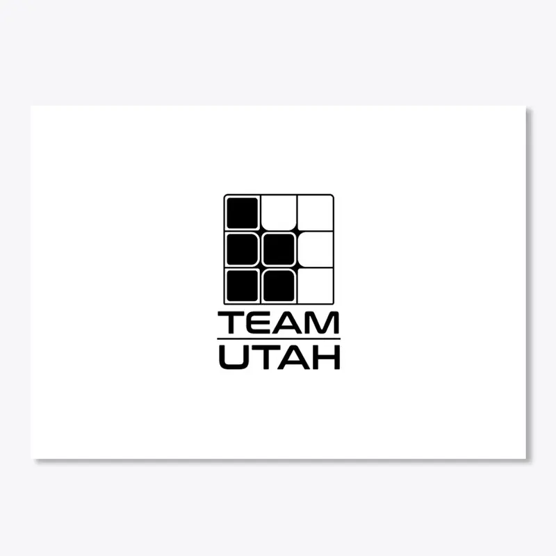 Black Logo Team Utah Merch