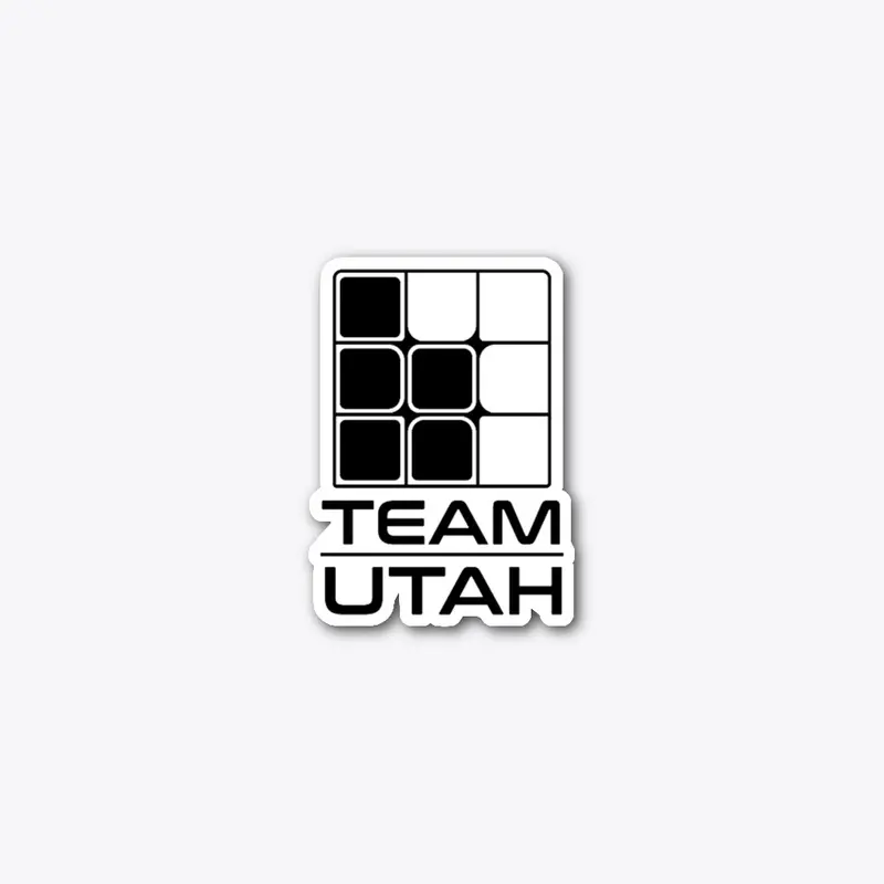 Black Logo Team Utah Merch